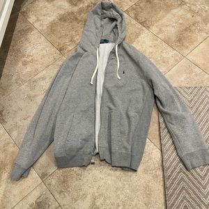 grey Polo Ralph lauren hoodie